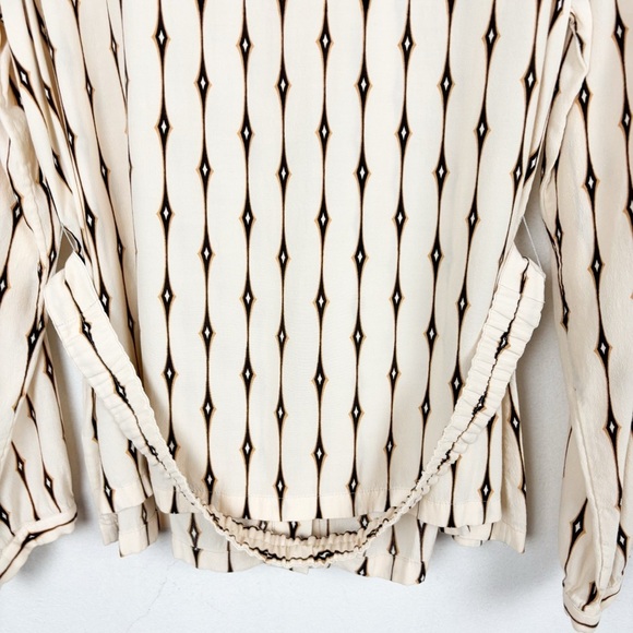 NWT Pendleton Belted Long Sleeve Viscose Blouse Sz 18 - Picture 8 of 10